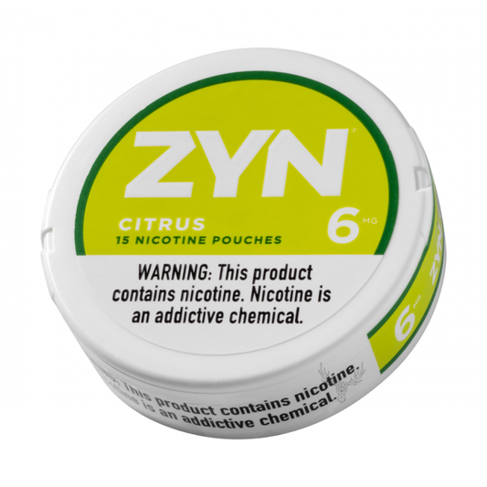 ZYN CITRUS POUCHES 6MG