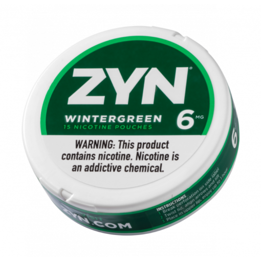 ZYN WINTERGREEN POUCHES 6MG